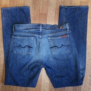 7 for all mankind high waist boot cut sz 30